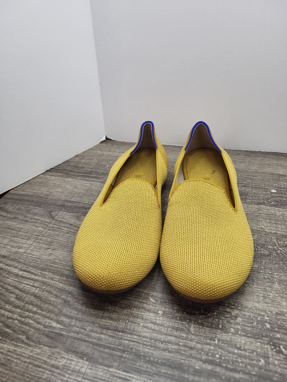 Rothys Flats Ballet Loafers Shoes Lemon Drop Slip On Breathable Women's Size 8 - Picture 4 of 10